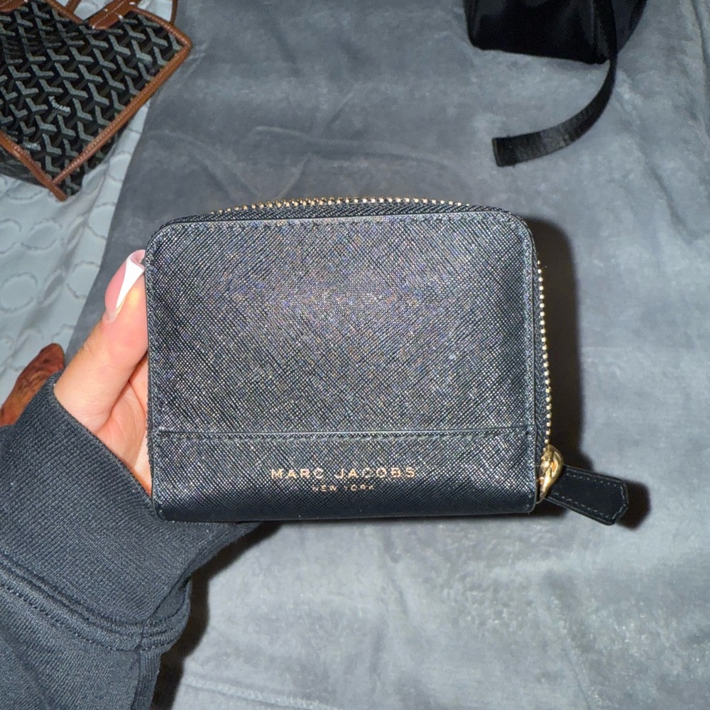 Marc Jacobs Black Textured Wallet